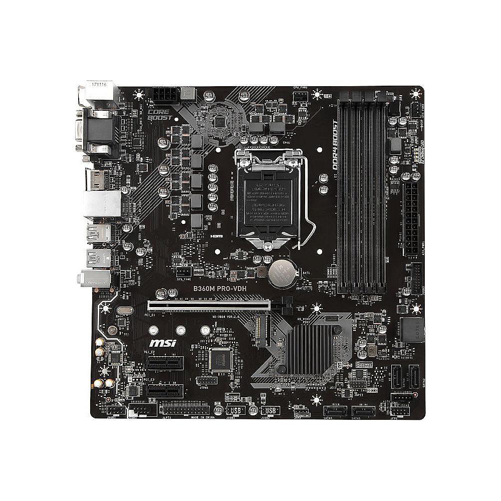 MSI B360M PRO-VDH mATX Mainboard Sockel 1151 (Coffee Lake)