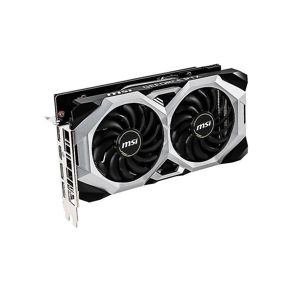 MSI GeForce RTX 2070 Ventus OC 8GB GDDR6 Grafikkarte 3xDP/HDMI/USB-C, MSI, GeForce, RTX, 2070, Ventus, OC, 8GB, GDDR6, Grafikkarte, 3xDP/HDMI/USB-C