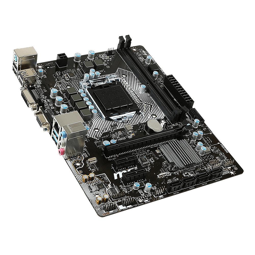 MSI H110M Pro-VD USB3.1/VGA/DVI mATX Mainboard Sockel 1151, MSI, H110M, Pro-VD, USB3.1/VGA/DVI, mATX, Mainboard, Sockel, 1151