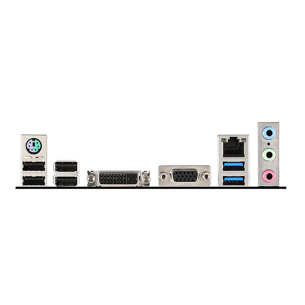 MSI H110M Pro-VD USB3.1/VGA/DVI mATX Mainboard Sockel 1151