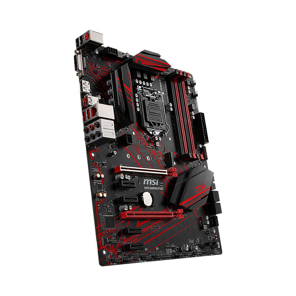 MSI H370 Gaming Plus ATX Mainboard Sockel 1151 (Coffee Lake), MSI, H370, Gaming, Plus, ATX, Mainboard, Sockel, 1151, Coffee, Lake,