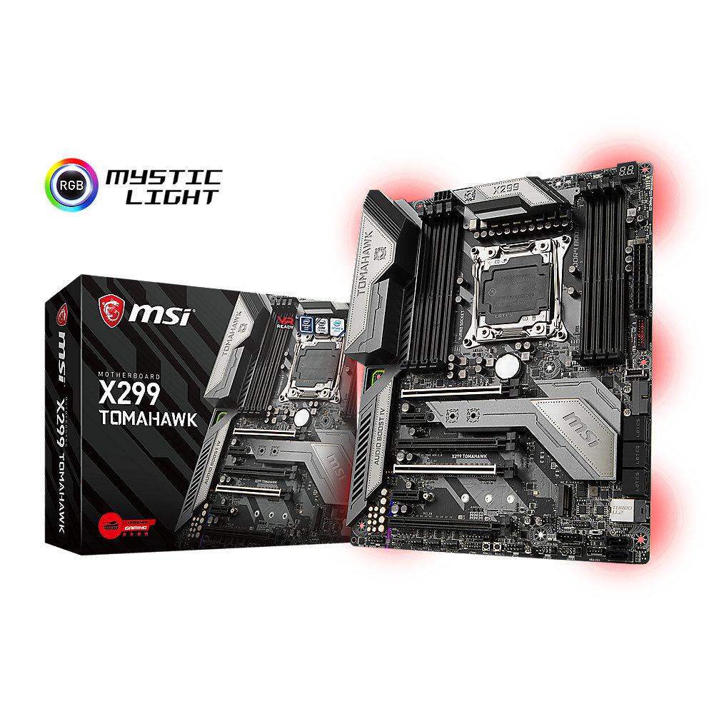 MSI X299 Tomahawk AC ATX Mainboard Sockel 2066 USB3.1(C)/M.2/WLAN/BT