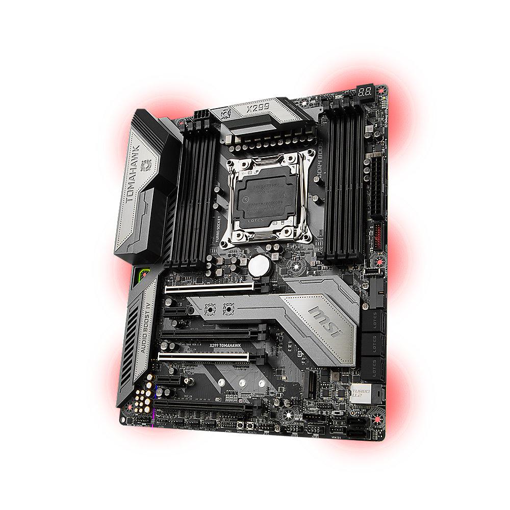 MSI X299 Tomahawk AC ATX Mainboard Sockel 2066 USB3.1(C)/M.2/WLAN/BT, MSI, X299, Tomahawk, AC, ATX, Mainboard, Sockel, 2066, USB3.1, C, /M.2/WLAN/BT