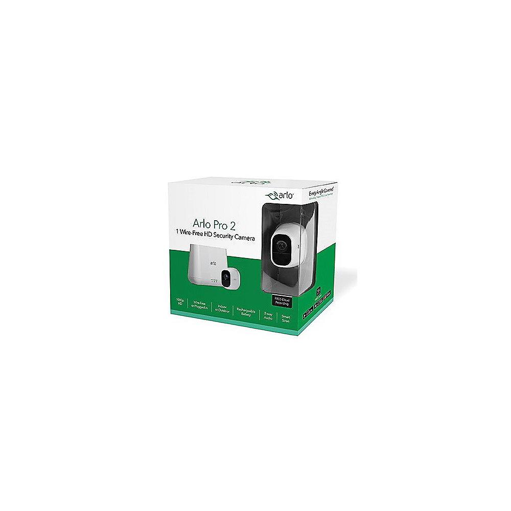 Netgear Arlo Pro 2 VMS4130P Sicherheitssystem 1x HD Kamera & Basisstation Sirene
