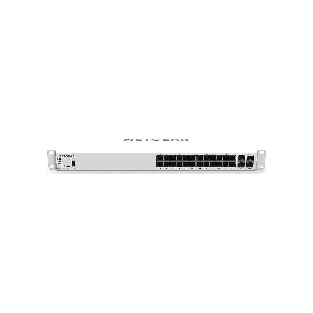 Netgear GC728X Insight Managed Smart Cloud 28-Port Switch (24x RJ45, 4x SFP), Netgear, GC728X, Insight, Managed, Smart, Cloud, 28-Port, Switch, 24x, RJ45, 4x, SFP,