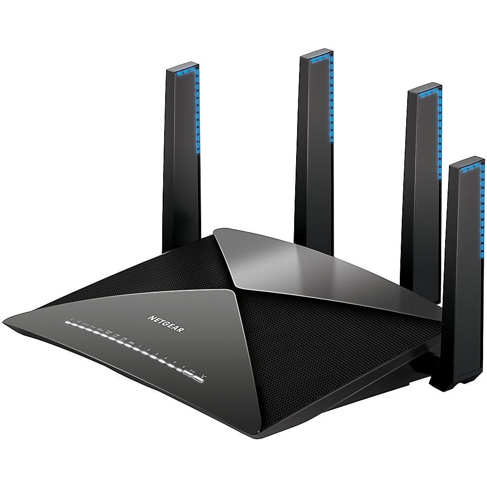 Netgear R9000 Nighthawk X10 AD7200 Quad-Stream WLAN Gigabit Router, Netgear, R9000, Nighthawk, X10, AD7200, Quad-Stream, WLAN, Gigabit, Router