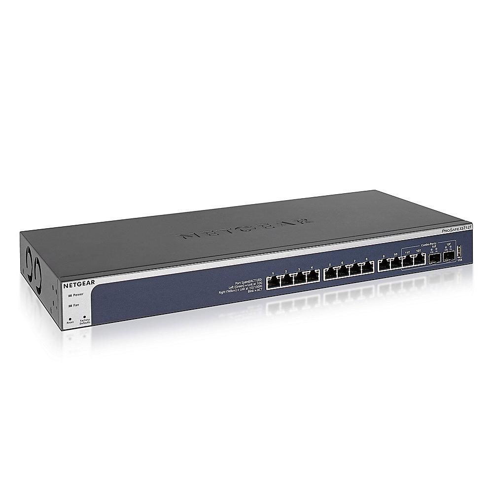 Netgear XS712T ProSafe 12x 10Gigabit Smart Switch (shared 2x SFP )