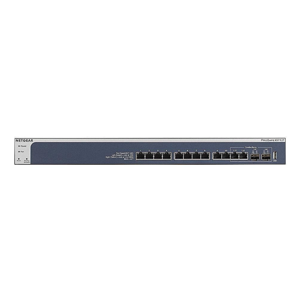 Netgear XS712T ProSafe 12x 10Gigabit Smart Switch (shared 2x SFP )