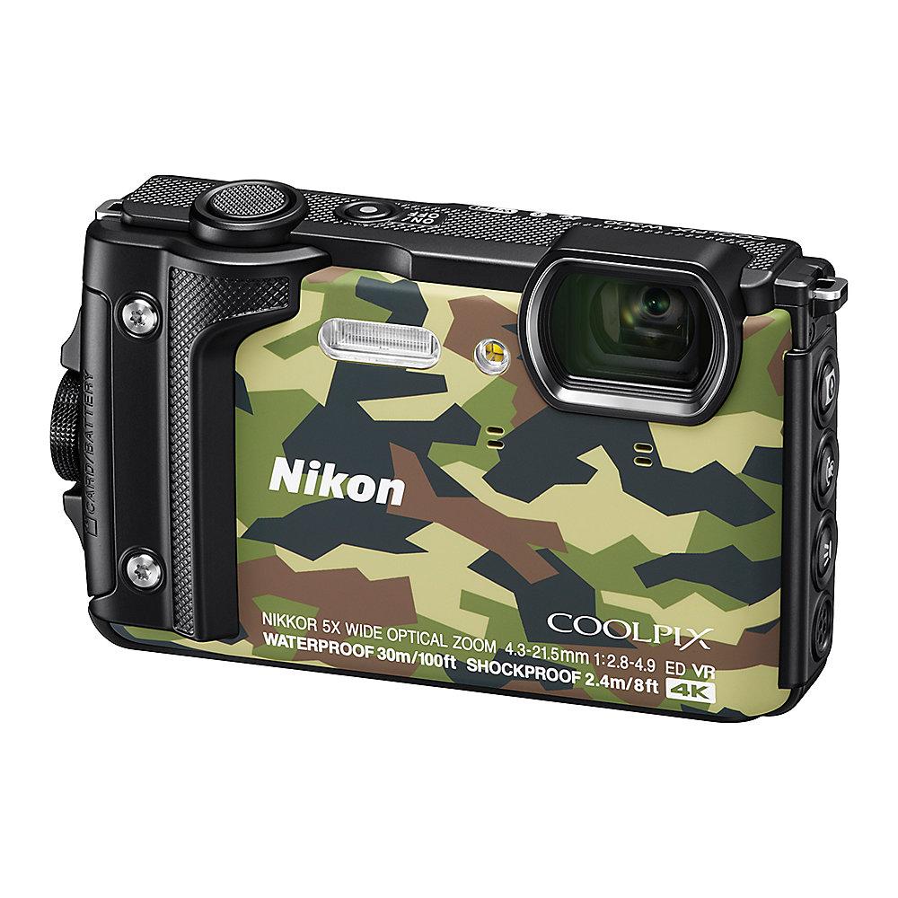 Nikon COOLPIX W300 Unterwasserkamera camouflage, Nikon, COOLPIX, W300, Unterwasserkamera, camouflage