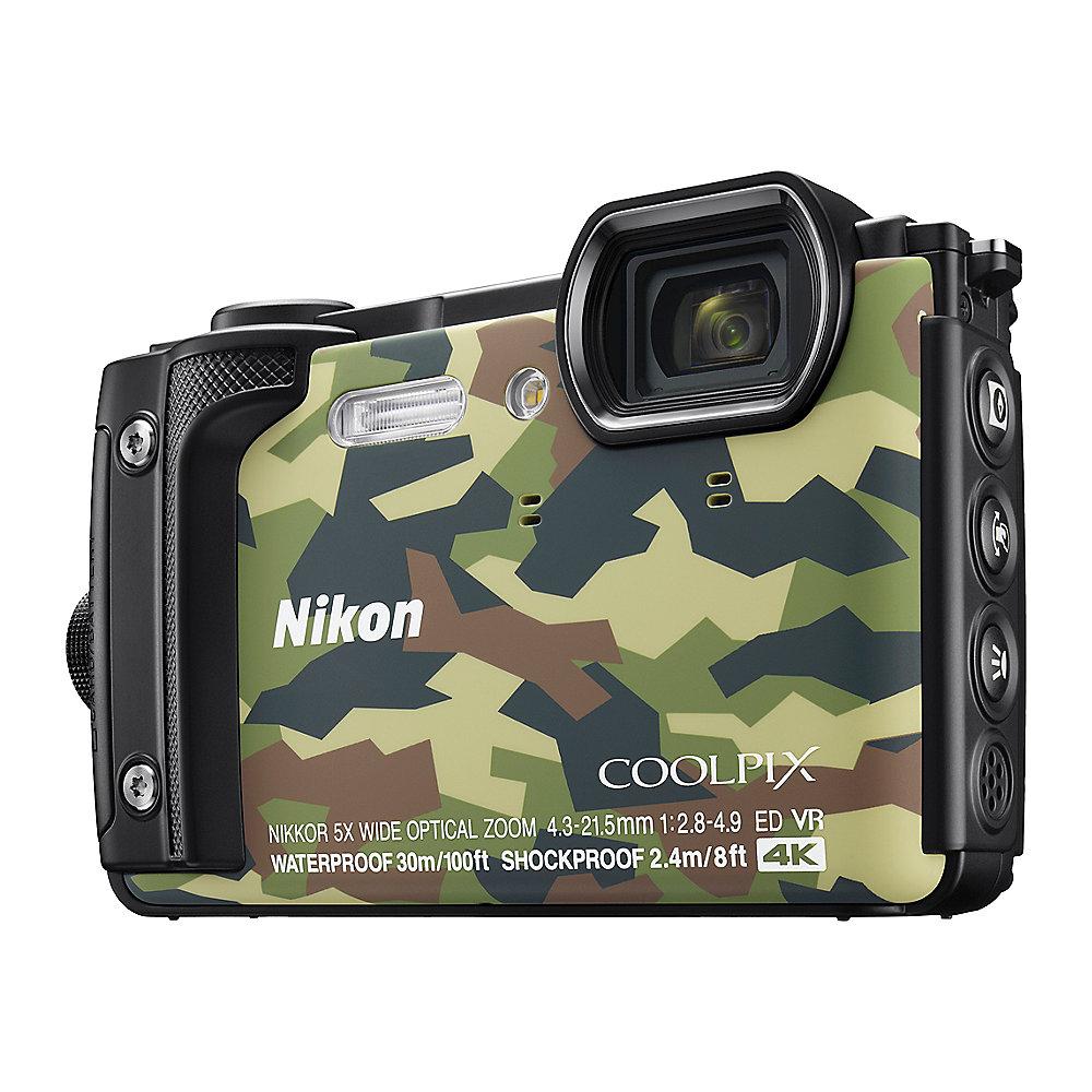 Nikon COOLPIX W300 Unterwasserkamera camouflage, Nikon, COOLPIX, W300, Unterwasserkamera, camouflage