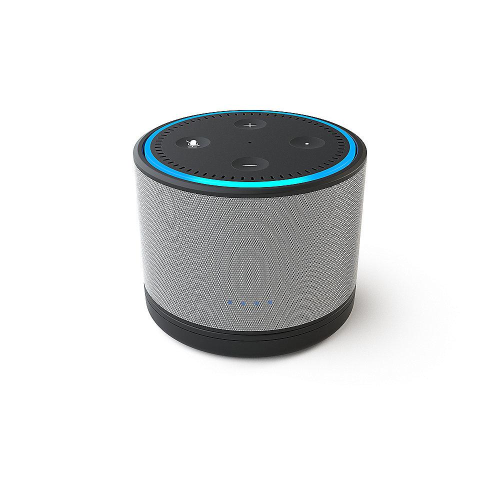 Ninety7 Dox  - Mobile Ladestation Grau passend für Amazon Echo Dot