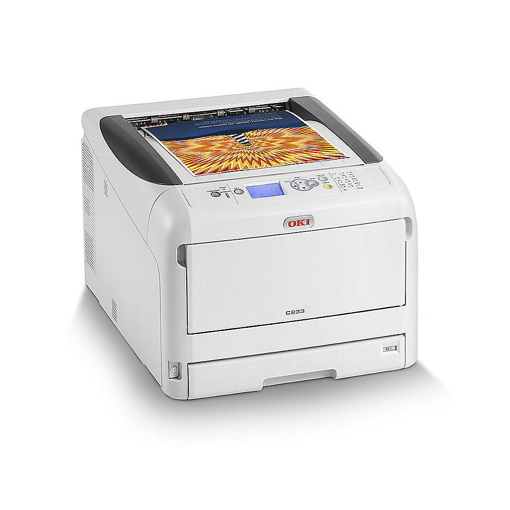 OKI C833n LED-Farblaserdrucker A3 LAN, OKI, C833n, LED-Farblaserdrucker, A3, LAN