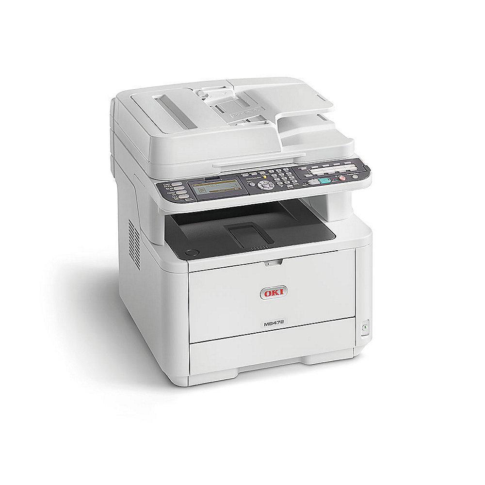 OKI MB472dnw LED-S/W-Laserdrucker Scanner Kopierer Fax WLAN, OKI, MB472dnw, LED-S/W-Laserdrucker, Scanner, Kopierer, Fax, WLAN