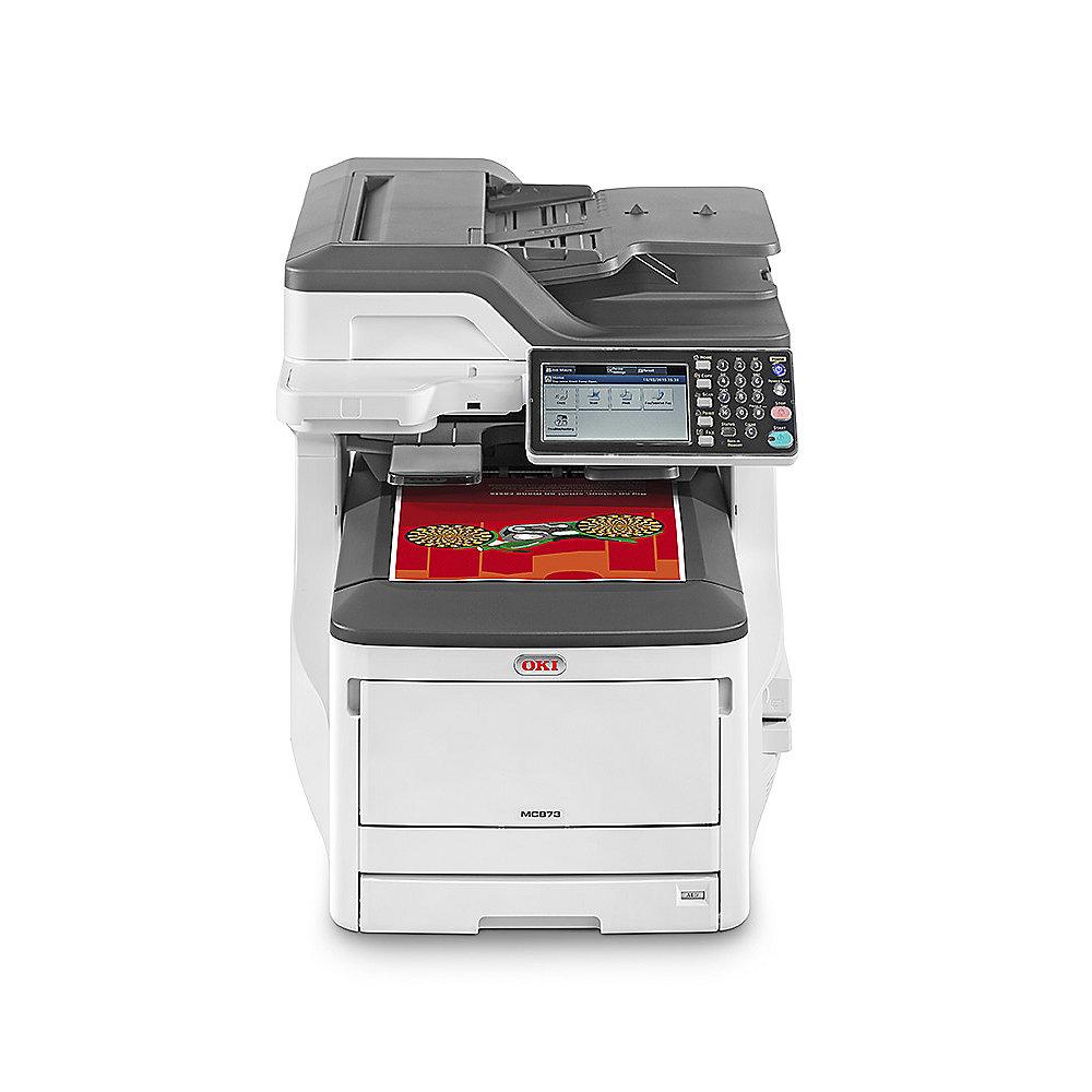 OKI MC873dn Farblaserdrucker Scanner Kopierer Fax LAN A3, OKI, MC873dn, Farblaserdrucker, Scanner, Kopierer, Fax, LAN, A3