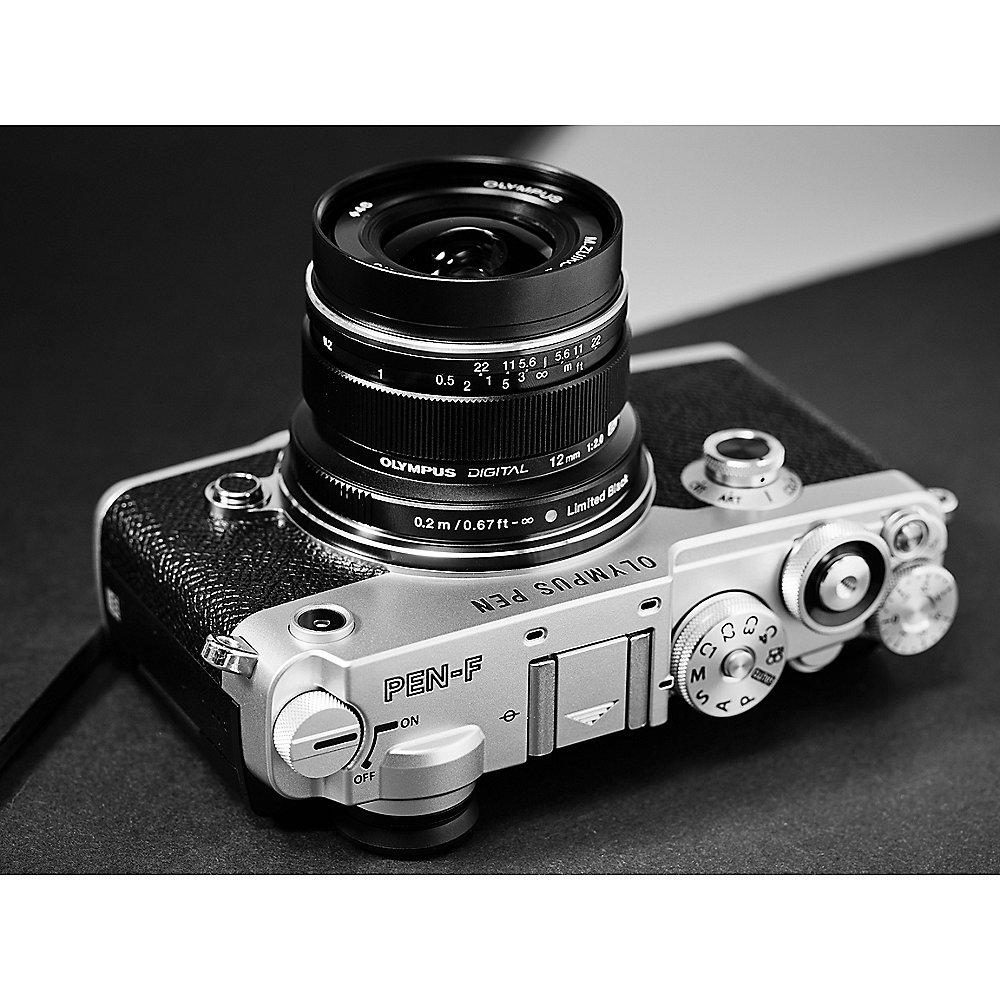 Olympus PEN-F Gehäuse Systemkamera schwarz, Olympus, PEN-F, Gehäuse, Systemkamera, schwarz