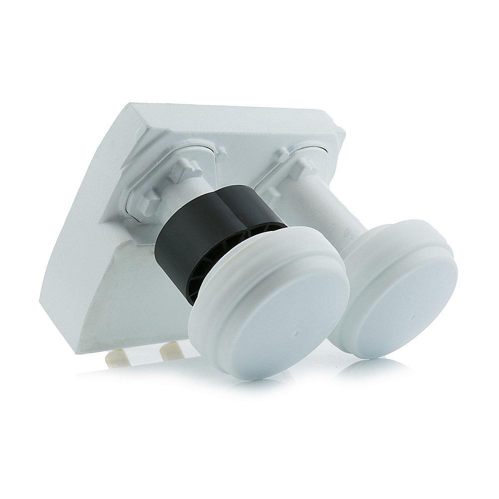 Opticum QA80 SAT   Monoblock Twin-LNB Antenne Stahl, Farbe: Ziegelrot