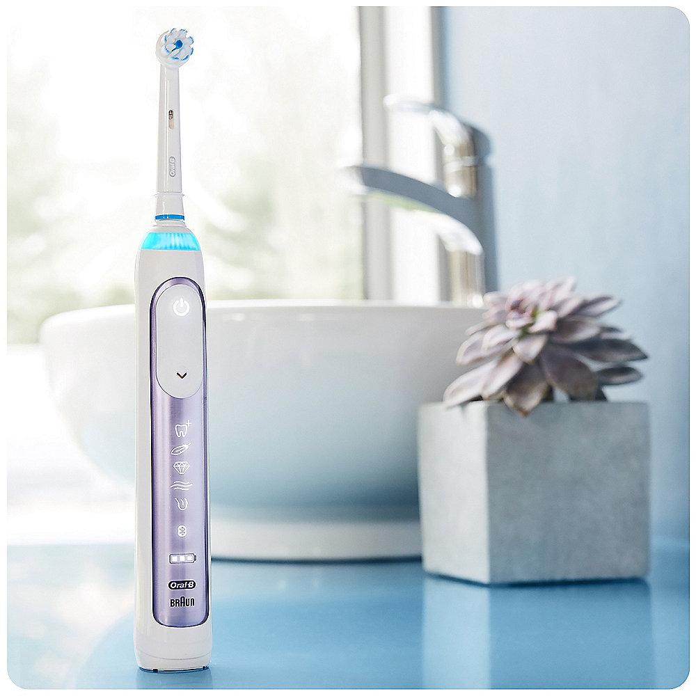 Oral-B Genius 10100S Orchid Purple Elektrische Zahnbürste mit Bluetooth