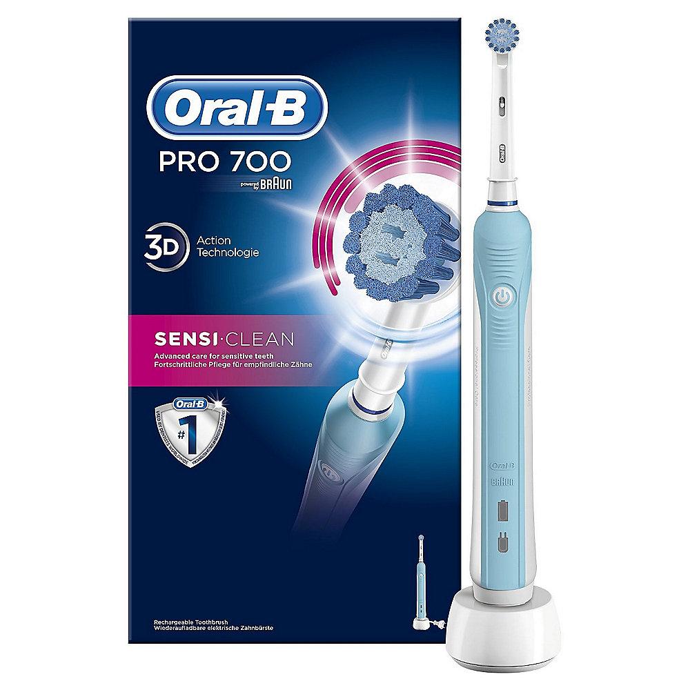 Oral-B PRO 700 Sensi-Clean Elektrische Zahnbürste, Oral-B, PRO, 700, Sensi-Clean, Elektrische, Zahnbürste