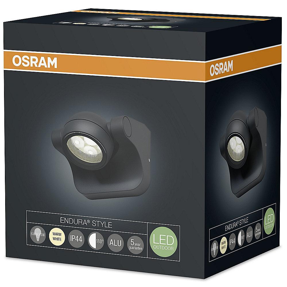 Osram Endura Style Hemisphere LED-Außenwandleuchte grau, Osram, Endura, Style, Hemisphere, LED-Außenwandleuchte, grau