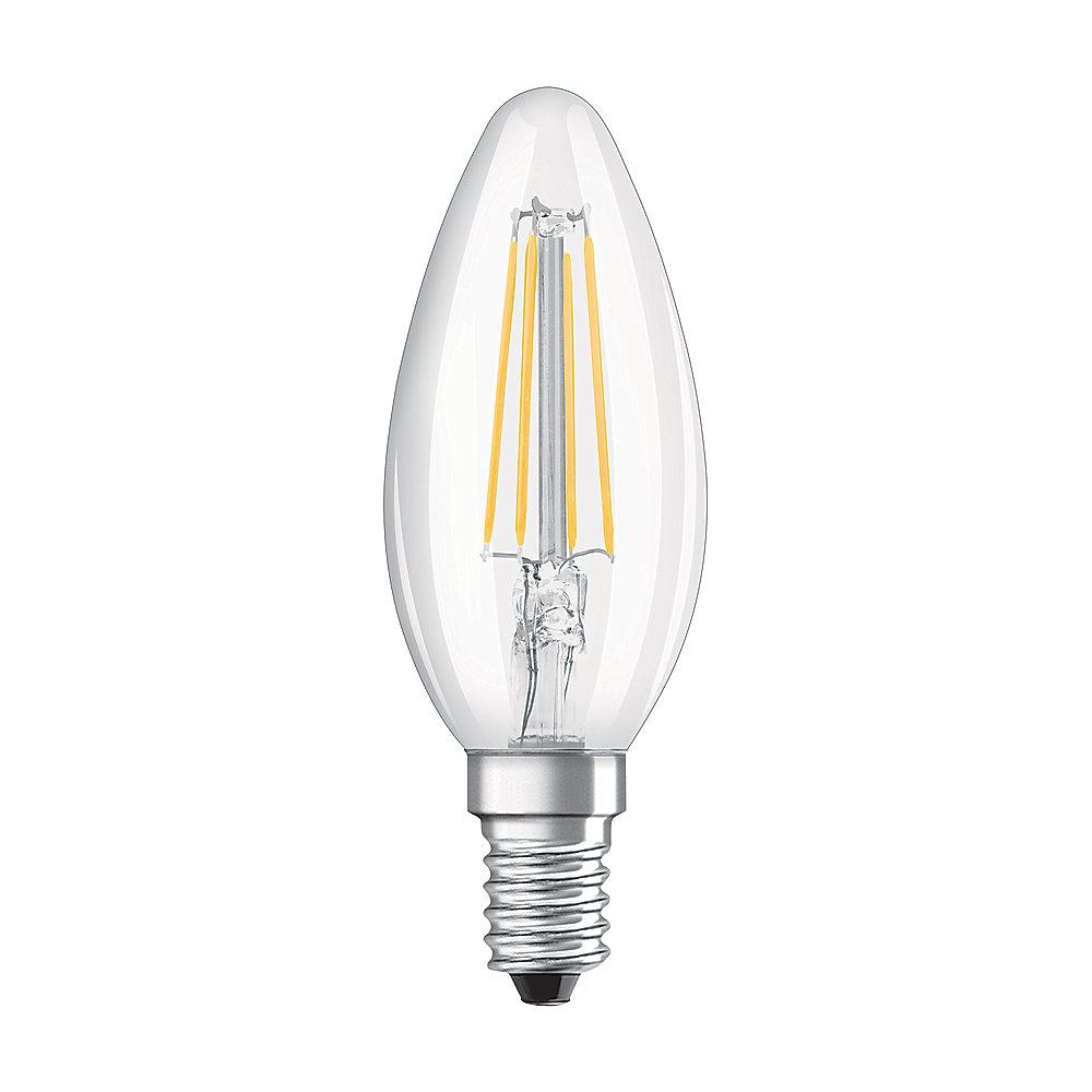 Osram LED Filament Classic B40 Kerze 4W (40W) klar E14 warmweiß 3er-Pack
