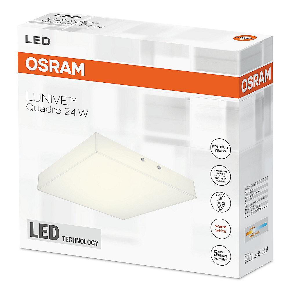 Osram Lunive Quadro LED-Wand-/ Deckenleuchte 30 x 30 cm weiß, Osram, Lunive, Quadro, LED-Wand-/, Deckenleuchte, 30, x, 30, cm, weiß