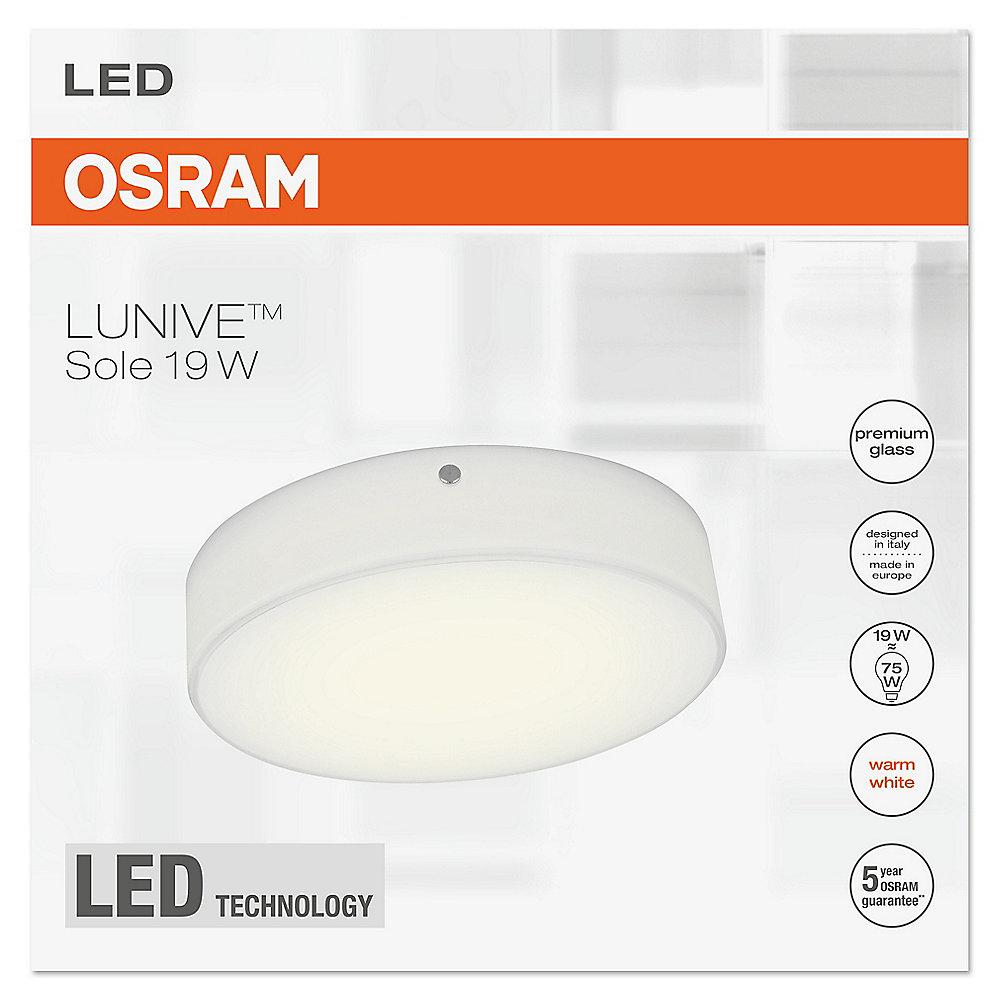 Osram Lunive Sole LED-Wand-/ Deckenleuchte 25 cm weiß, Osram, Lunive, Sole, LED-Wand-/, Deckenleuchte, 25, cm, weiß