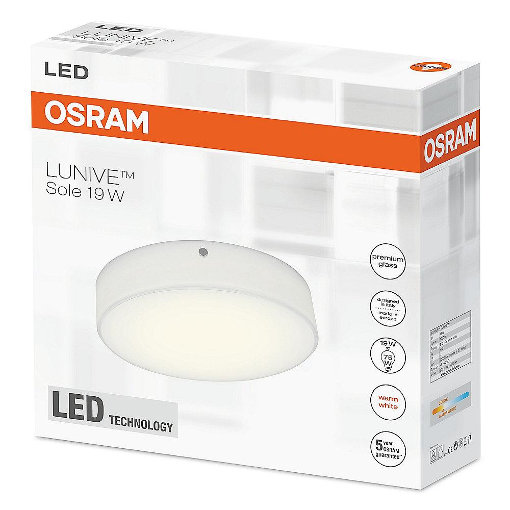 Osram Lunive Sole LED-Wand-/ Deckenleuchte 25 cm weiß, Osram, Lunive, Sole, LED-Wand-/, Deckenleuchte, 25, cm, weiß
