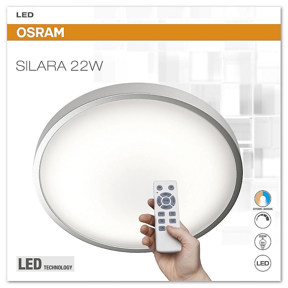 Osram Silara LED-Deckenleuchte mit Fernbedienung 41 cm weiß, Osram, Silara, LED-Deckenleuchte, Fernbedienung, 41, cm, weiß