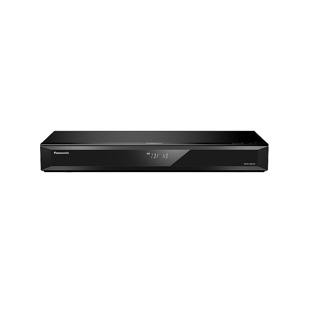 Panasonic DMR-UBS70EGK UHD Blu-ray Recorder 500GB HDD 2x DVB-S Tuner Schwarz, Panasonic, DMR-UBS70EGK, UHD, Blu-ray, Recorder, 500GB, HDD, 2x, DVB-S, Tuner, Schwarz