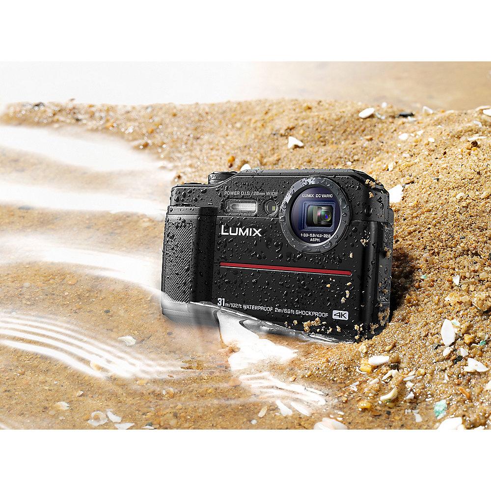 Panasonic Lumix DC-FT7 robuste Outdoorkamera wasserdicht stoßfest schwarz, Panasonic, Lumix, DC-FT7, robuste, Outdoorkamera, wasserdicht, stoßfest, schwarz