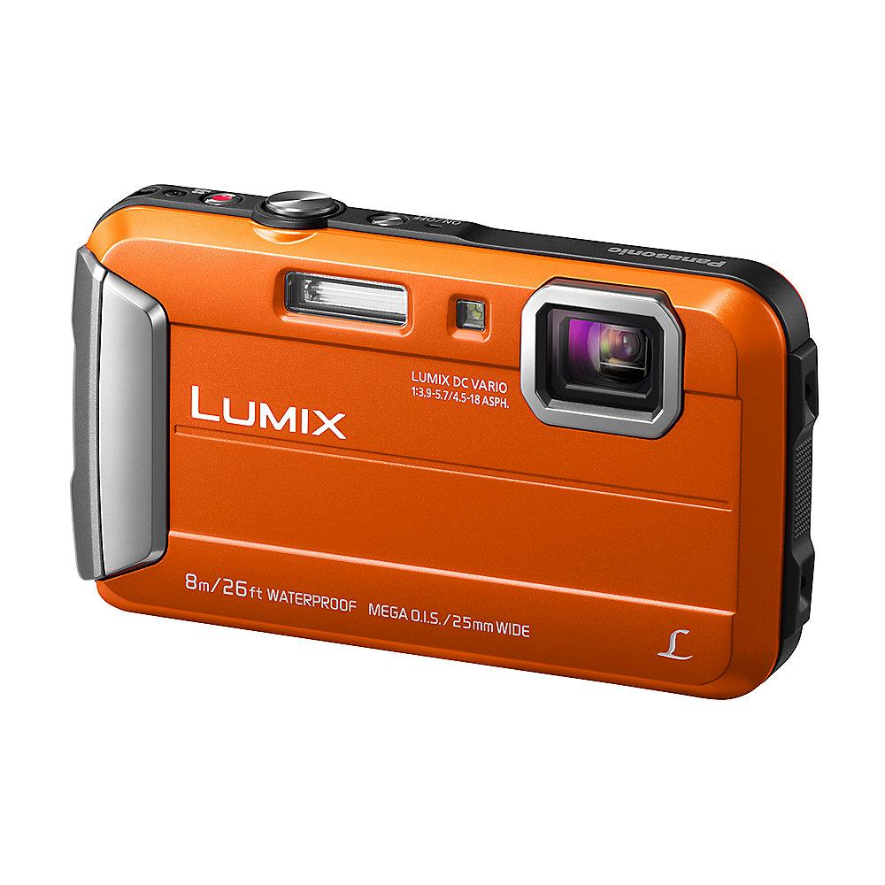 Panasonic Lumix DMC-FT30 Unterwasserkamera orange, Panasonic, Lumix, DMC-FT30, Unterwasserkamera, orange