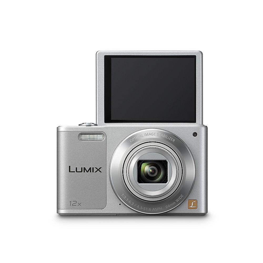 Panasonic Lumix DMC-SZ10 Digitalkamera silber, Panasonic, Lumix, DMC-SZ10, Digitalkamera, silber