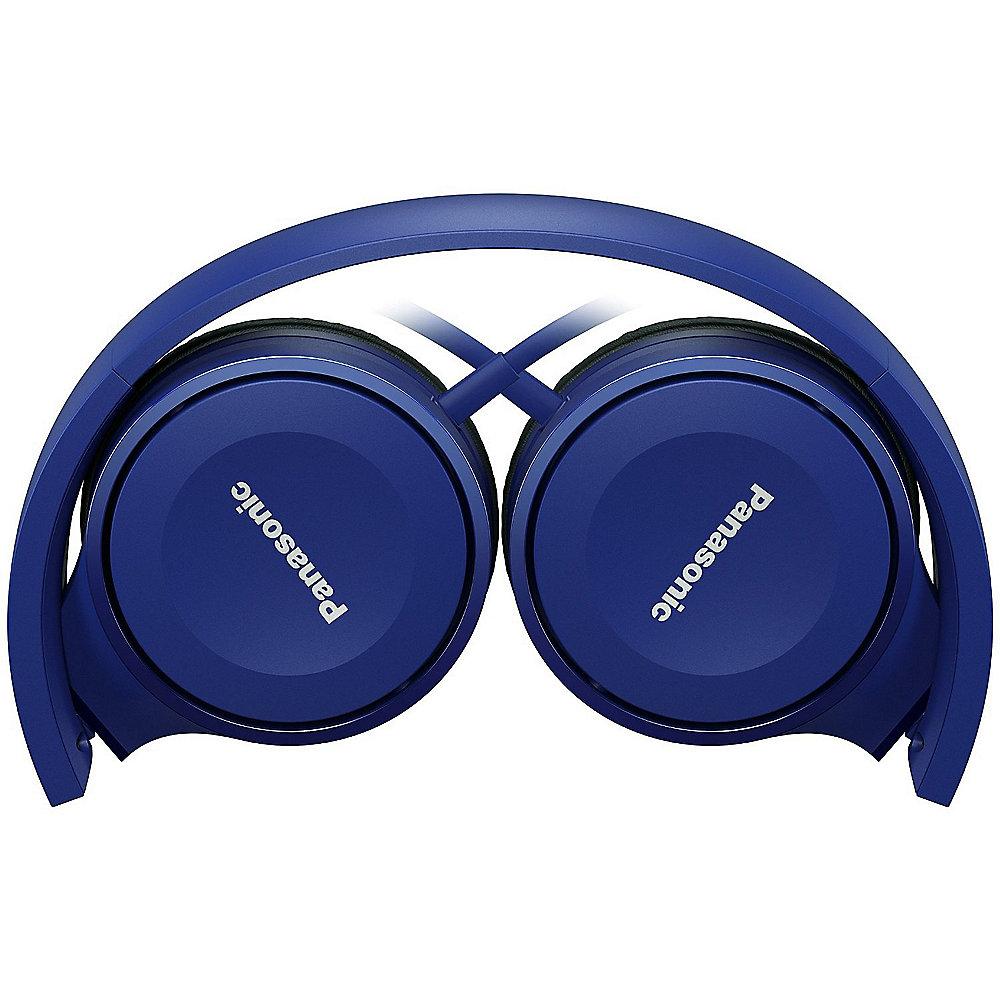 Panasonic RP-HF100M On-Ear Kopfhörer blau, Panasonic, RP-HF100M, On-Ear, Kopfhörer, blau