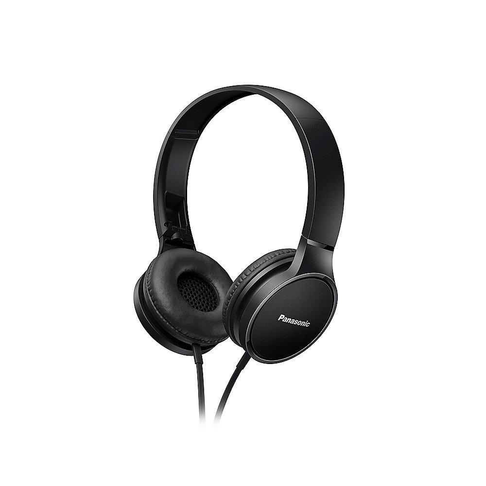 Panasonic RP-HF300ME-K On-Ear Kopfhörer schwarz, Panasonic, RP-HF300ME-K, On-Ear, Kopfhörer, schwarz