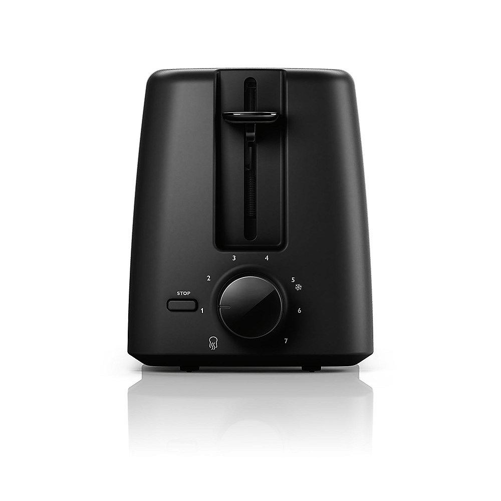 Philips Daily Collection HD4825/90 Toaster Schwarz Edelstahl, Philips, Daily, Collection, HD4825/90, Toaster, Schwarz, Edelstahl