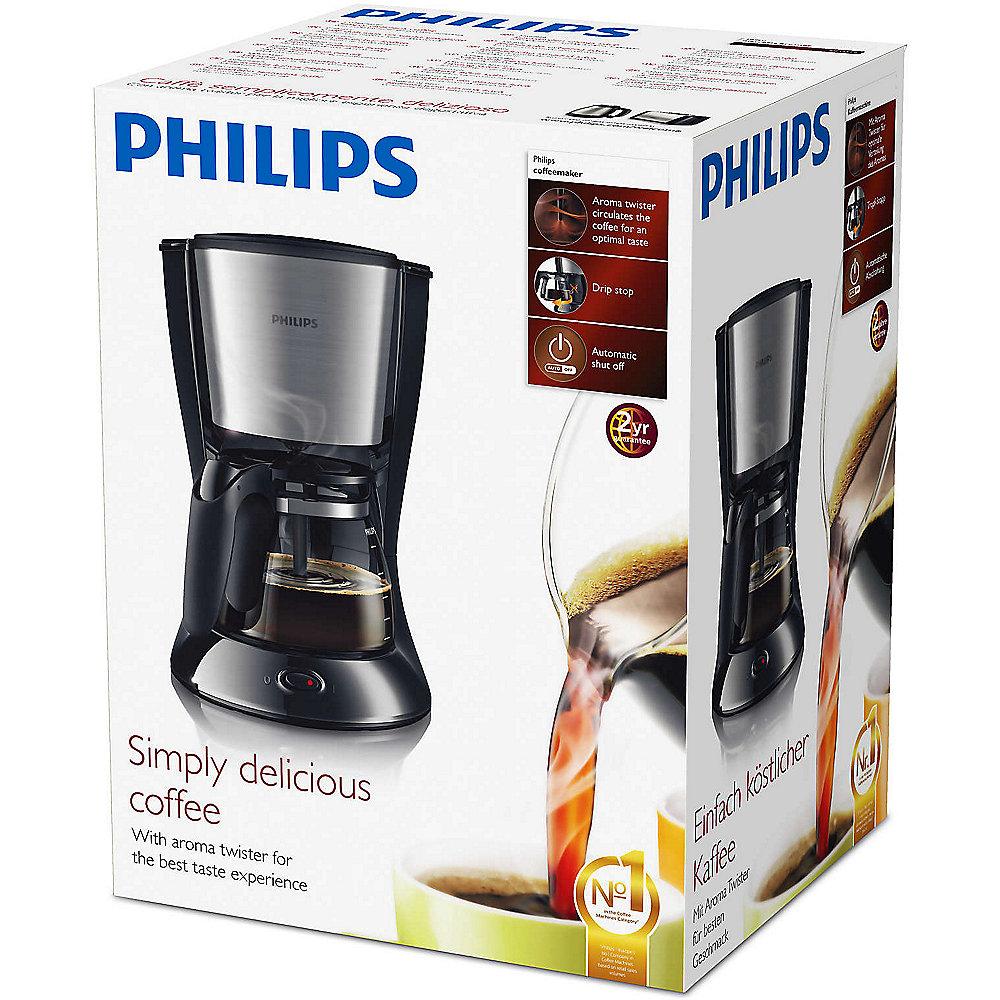 Philips HD7462/21 Daily Collection Kaffeemaschine Armoa Swirl schwarz/, Philips, HD7462/21, Daily, Collection, Kaffeemaschine, Armoa, Swirl, schwarz/