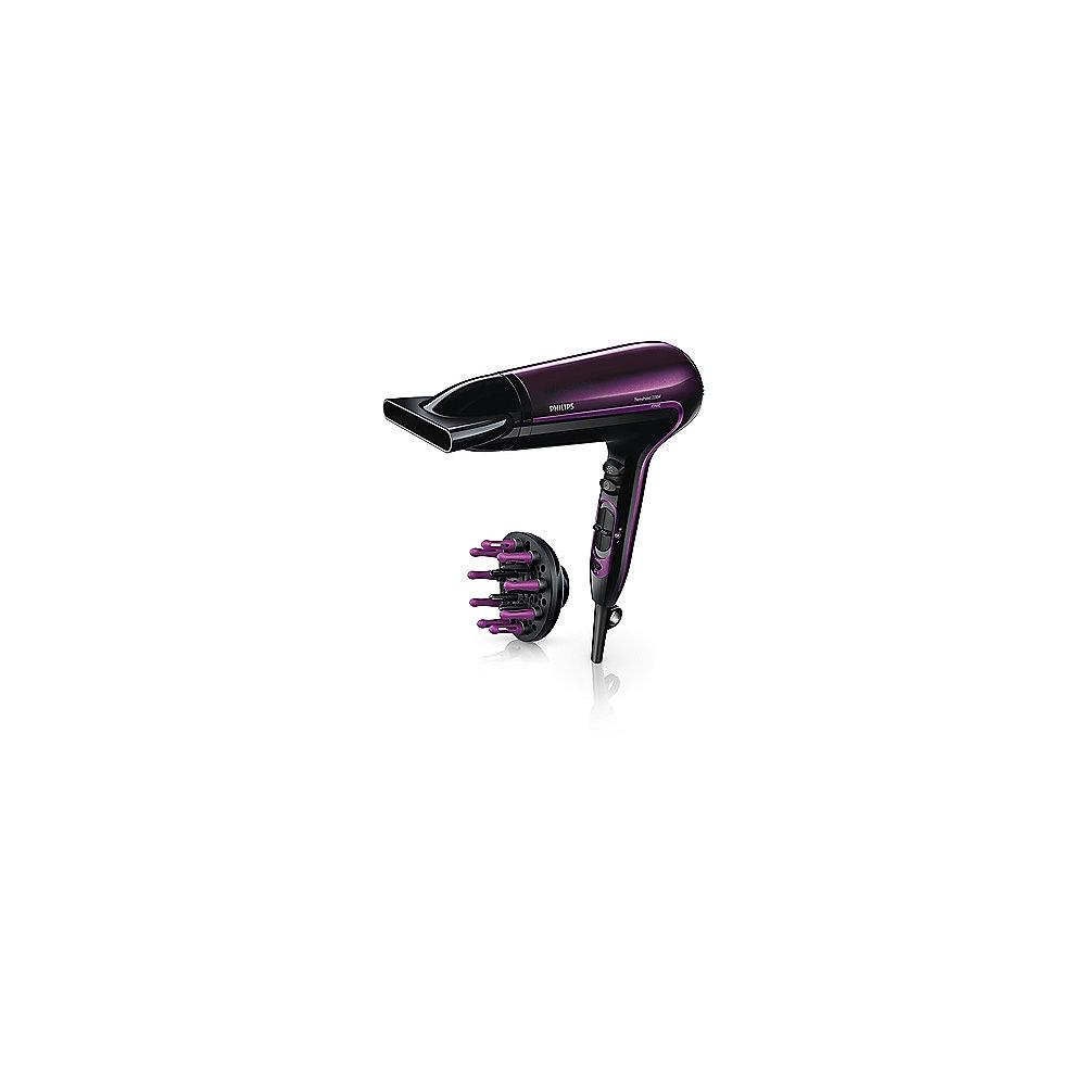 Philips HP8233/00 ThermoProtect Ionic Haartrockner, 2200 W, schwarz-violett, Philips, HP8233/00, ThermoProtect, Ionic, Haartrockner, 2200, W, schwarz-violett