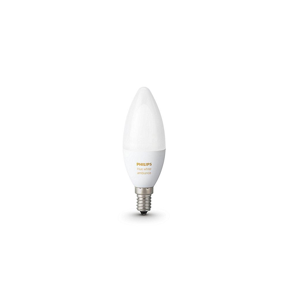 Philips Hue White Ambiance E14 LED Kerze (warmweiß - kaltweiß), Philips, Hue, White, Ambiance, E14, LED, Kerze, warmweiß, kaltweiß,