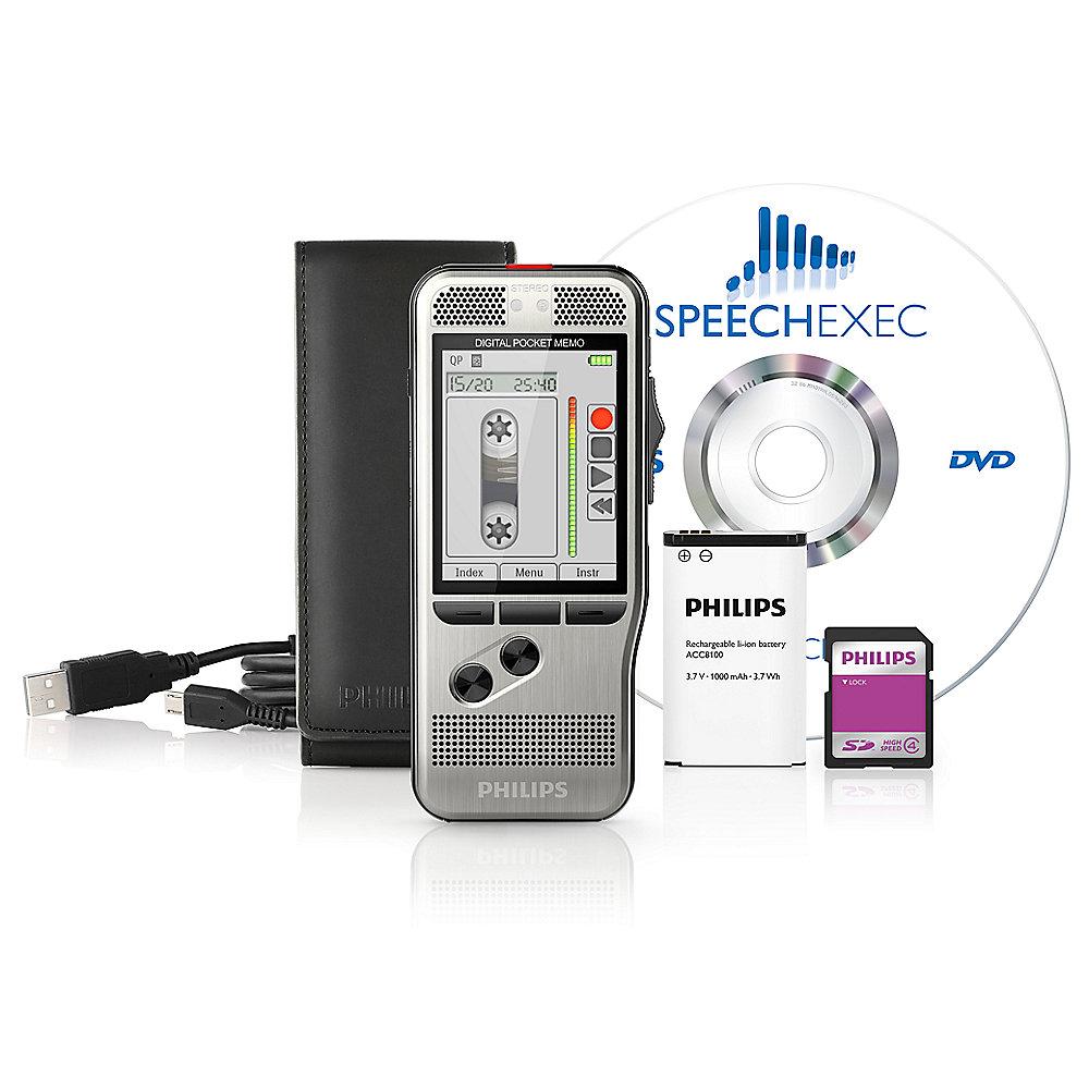 Philips Pocket Memo DPM7000 Digitales Diktiergerät mit 2Mic-Stereoaufnahme, Philips, Pocket, Memo, DPM7000, Digitales, Diktiergerät, 2Mic-Stereoaufnahme