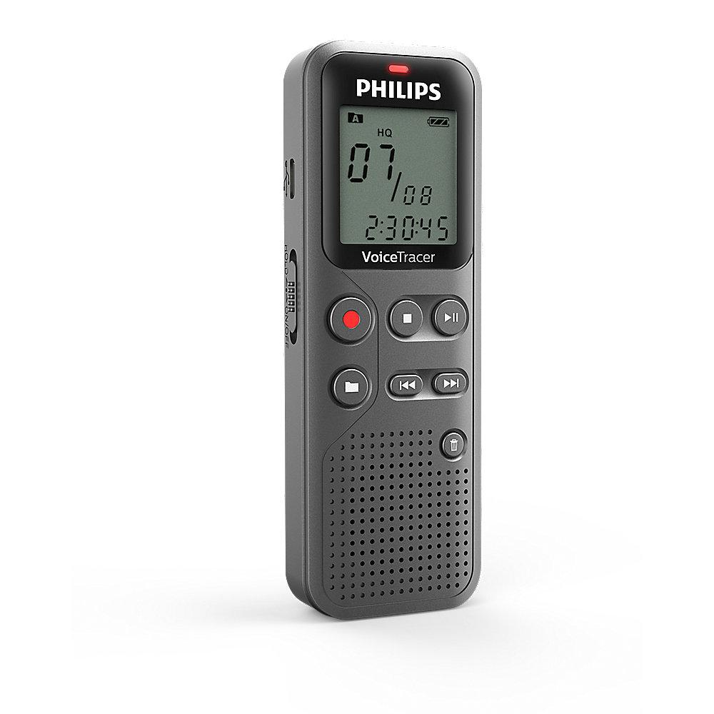 Philips Voice Tracer DVT1110PC Diktiergerät 4GB USB-Anschluß NaturallySpeaking, Philips, Voice, Tracer, DVT1110PC, Diktiergerät, 4GB, USB-Anschluß, NaturallySpeaking