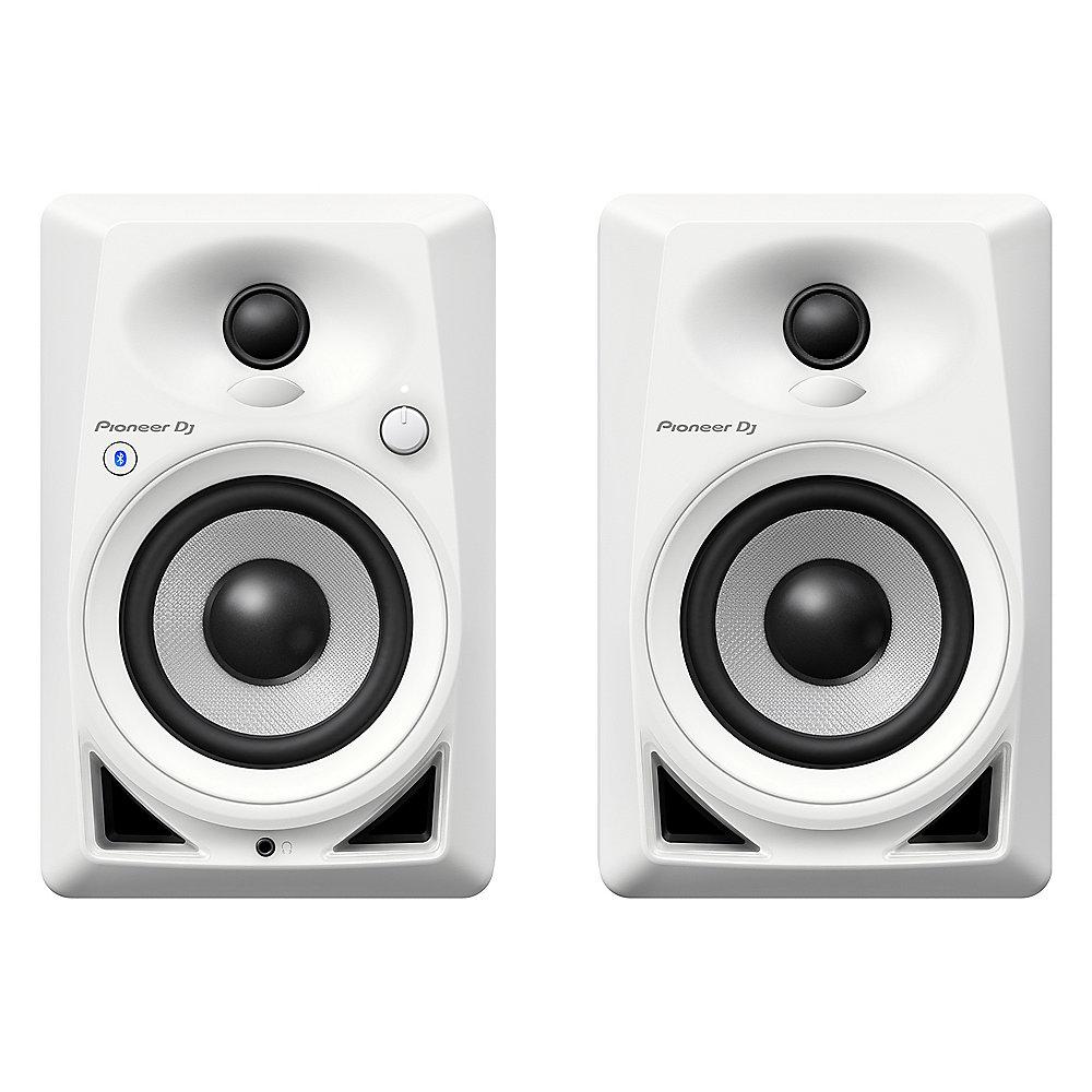 Pioneer DJ DM-40BT-W 4-Zoll BT-Dektop-Monitorlautsprecher Weiß