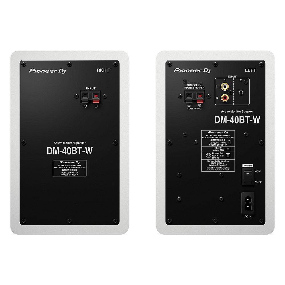 Pioneer DJ DM-40BT-W 4-Zoll BT-Dektop-Monitorlautsprecher Weiß, Pioneer, DJ, DM-40BT-W, 4-Zoll, BT-Dektop-Monitorlautsprecher, Weiß