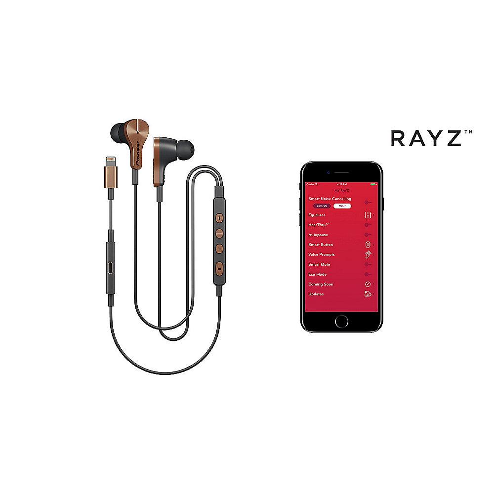 Pioneer Rayz Plus SE-LTC5R-T In-Ear Kopfhörer mit Lightning-Anschluß bronze