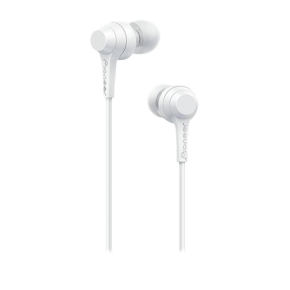 Pioneer SE-C1T(W) In-Ear Kopfhörer mit Mikrofon weiß, Pioneer, SE-C1T, W, In-Ear, Kopfhörer, Mikrofon, weiß
