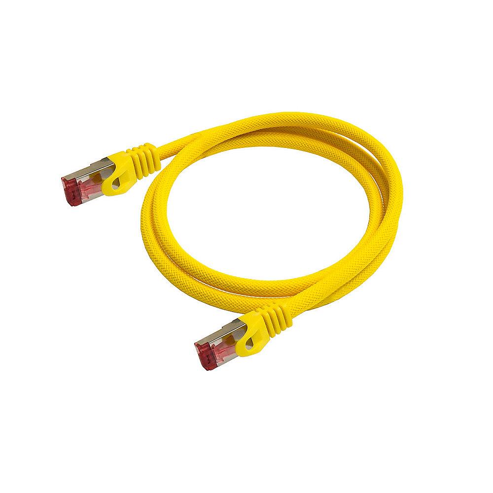 Python RNS Patchkabel Cat.6 S/FTP PiMF PVC 250MHz OFC 30,0m gelb