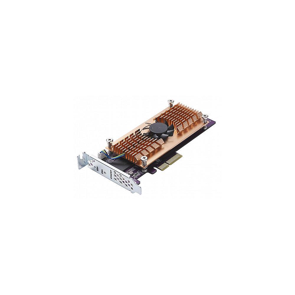 QNAP QM2 Card QM2-2P10G1T Dual-M.2-2280-PCIe-SSD-Singleport-10GbE expansion card