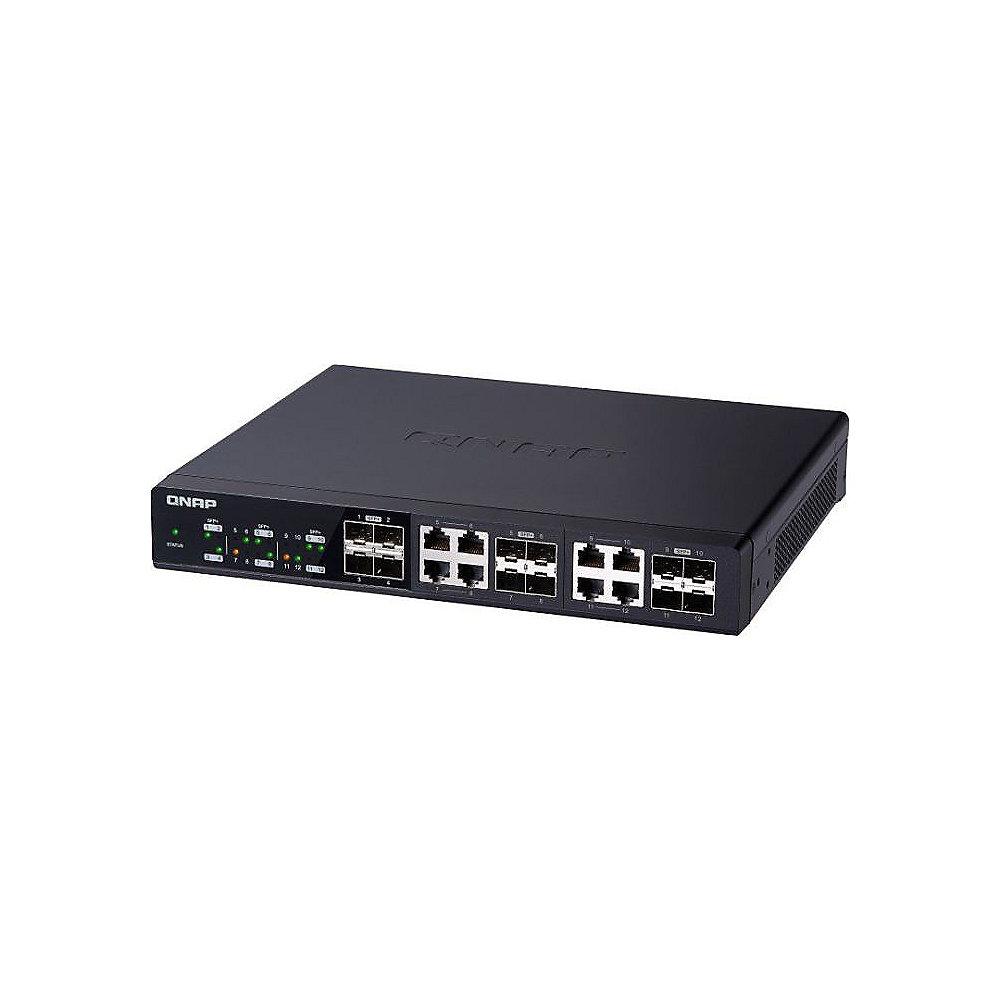QNAP QSW-1208-8C 10G Switch Unmanaged 8x RJ-45/SFP  4x SFP, QNAP, QSW-1208-8C, 10G, Switch, Unmanaged, 8x, RJ-45/SFP, 4x, SFP