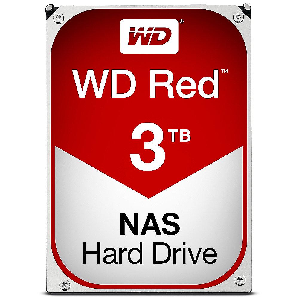 QNAP TS-253B-4G NAS System 2-Bay 6TB inkl. 2x 3TB WD RED WD30EFRX