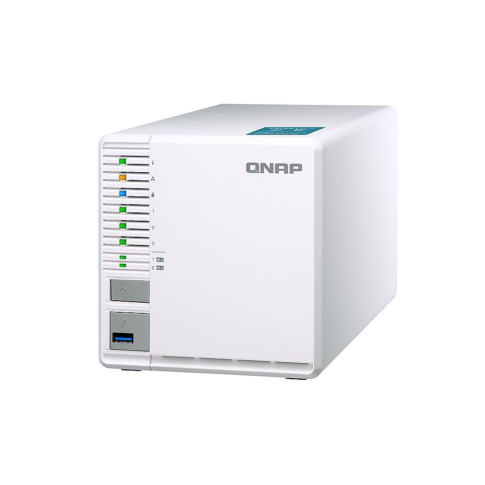 QNAP TS-351-2G NAS System 3-Bay 12TB inkl. 3x 4TB Seagate ST4000VN008, QNAP, TS-351-2G, NAS, System, 3-Bay, 12TB, inkl., 3x, 4TB, Seagate, ST4000VN008