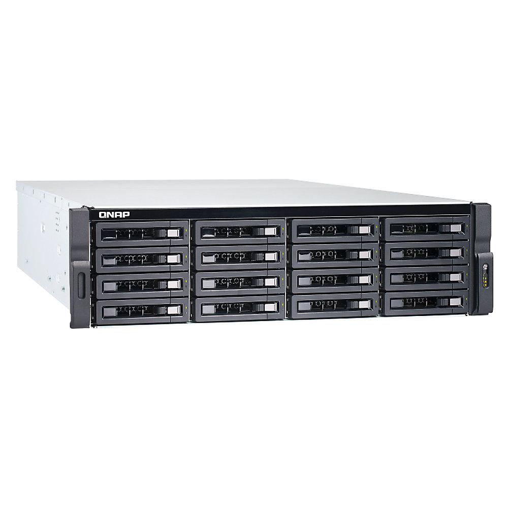 QNAP TVS-1672XU-RP-i3-8G NAS System 16-Bay, QNAP, TVS-1672XU-RP-i3-8G, NAS, System, 16-Bay